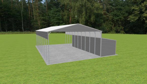 Carport with Storage 26 x 50 x 13 - Image 4