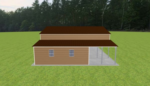 Carport with Storage 26 x 30 x 11 - Image 3