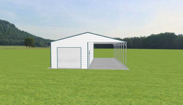 Carport with Storage 28 x 40 x 10