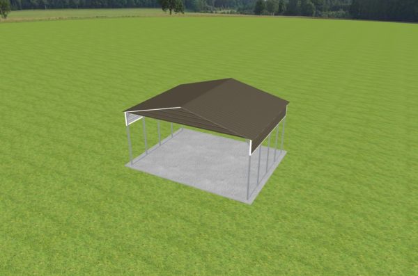 3 Car Carport 26 x 20 x 12 - Image 4