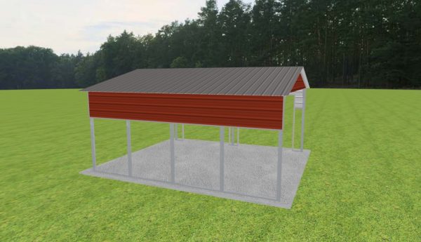 2 Car Carport 18 x 20 x 9 - Image 4