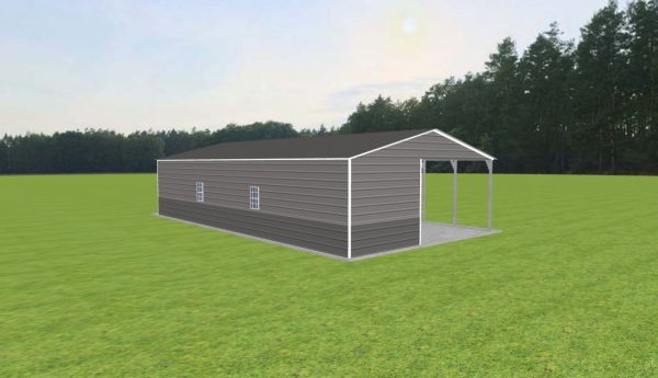 Carport with Storage 24 x 45 x 9 - Image 4