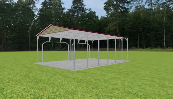 2 Car Carport 20 x 30 x 10 - Image 4