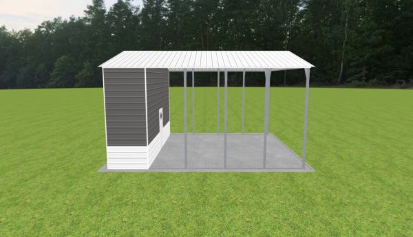 Carport with Storage 22 x 25 x 13 - Image 5