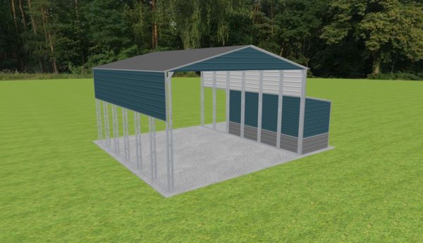 Carport with Storage 26 x 30 x 15 - Image 5