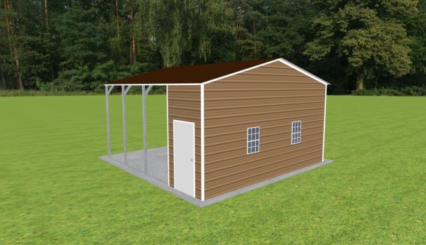 Carport with Storage 20 x 20 x 10 - Image 3