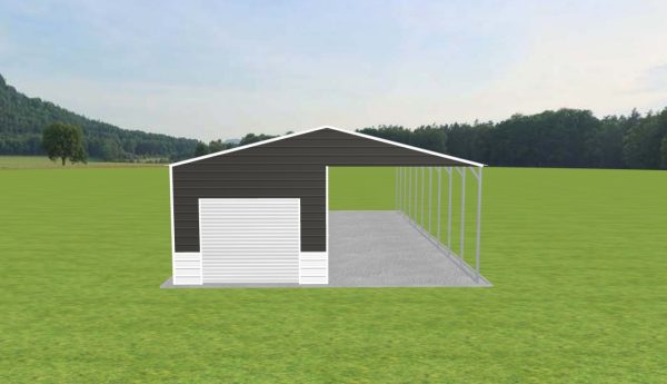 Carport with Storage 28 x 50 x 11 - Image 3