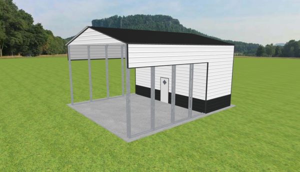 Carport with Storage 26 x 30 x 15