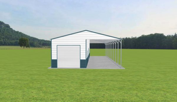 Carport with Storage 24 x 50 x 10