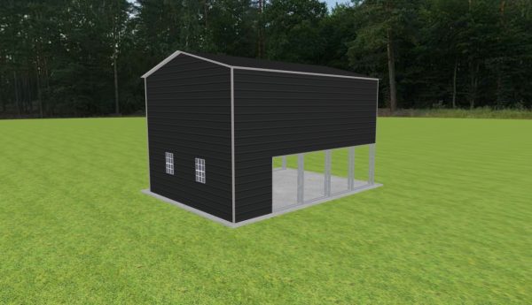 Carport with Storage 18 x 25 x 15 - Image 3