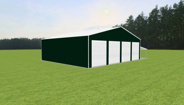 4 Car Garage with Lean To 50 x 45 x 14 - Image 4