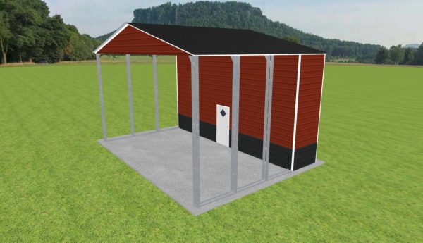 Carport with Storage 28 x 20 x 15