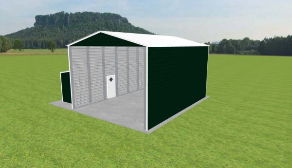 Carport with Storage 22 x 30 x 15 - Image 4