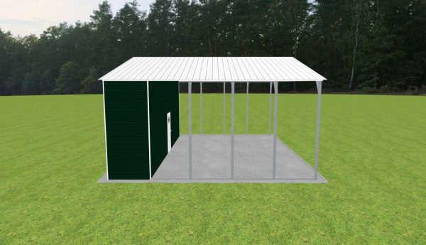 Carport with Storage 30 x 25 x 12 - Image 5