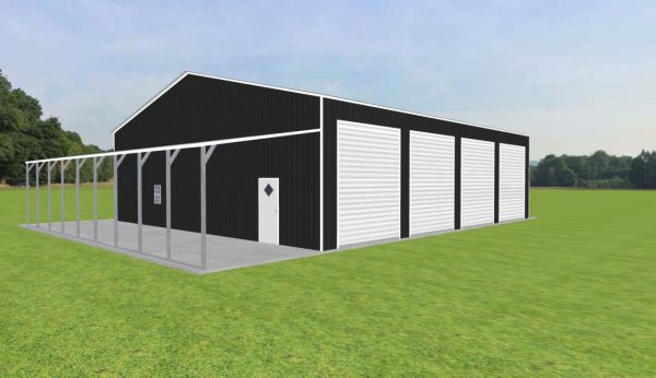 Garage with Lean To 46 x 50 x 14 - Image 2