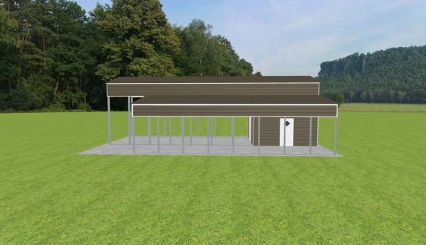 Carport with Storage 18 x 50 x 15 - Image 4