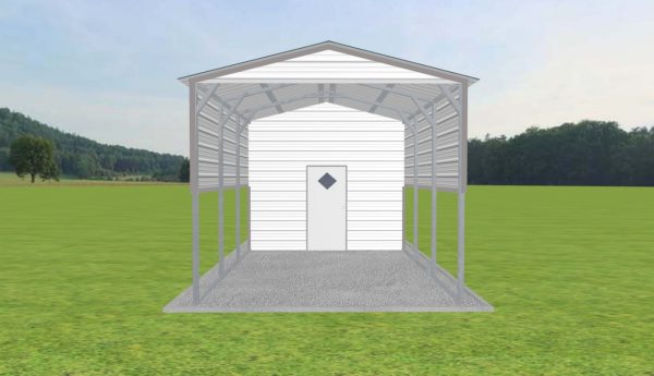 Residential Steel Carport 12 x 20 x 10