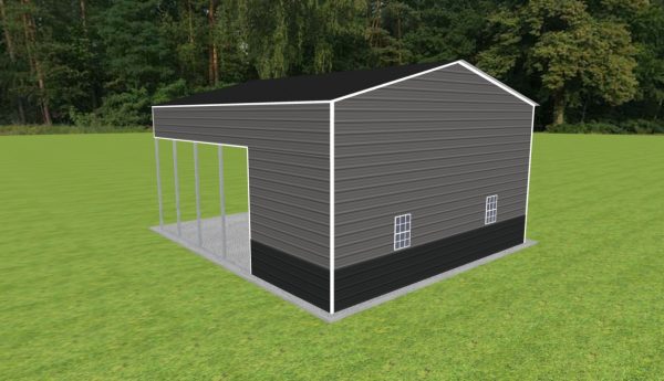 Carport with Storage 26 x 30 x 14 - Image 3