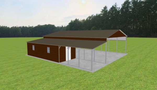 Carport with Storage 26 x 40 x 10