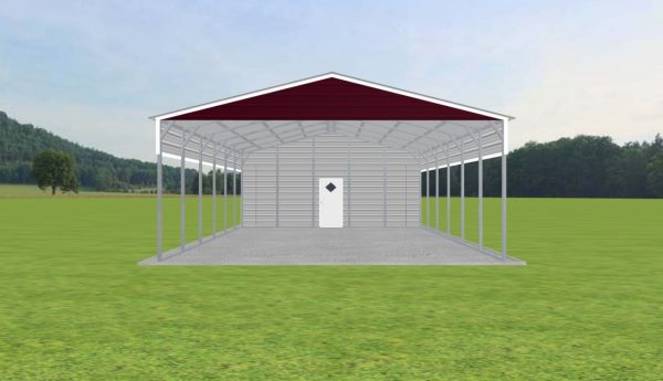 Carport with Storage 24 x 30 x 10 - Image 3