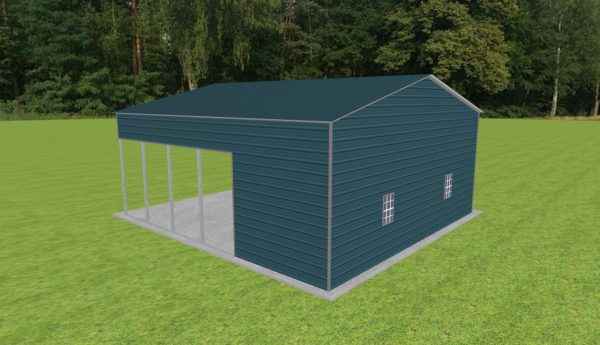 Carport with Storage 28 x 30 x 12 - Image 3