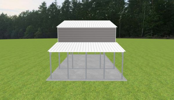 3 Car Carport 30 x 20 x 15 - Image 4