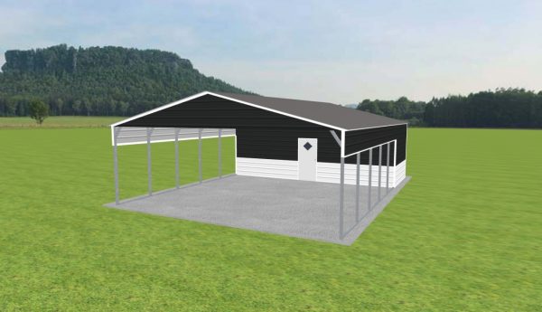 Carport with Storage 26 x 35 x 9