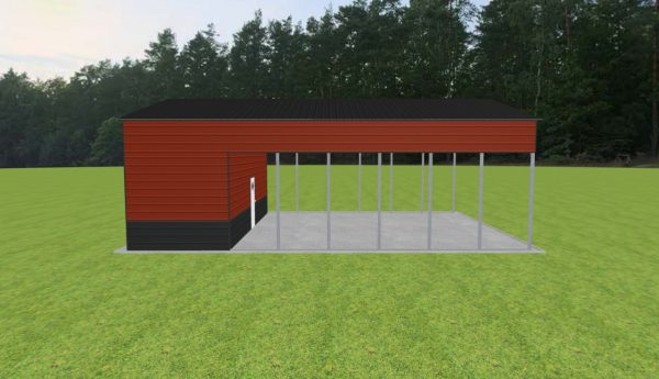 Carport with Storage 28 x 40 x 13 - Image 5