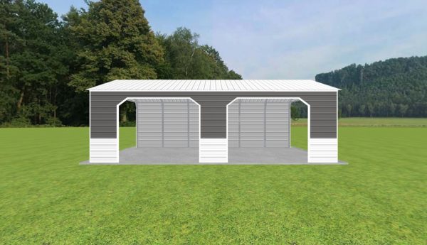 2 Car Carport 22 x 30 x 9 - Image 2