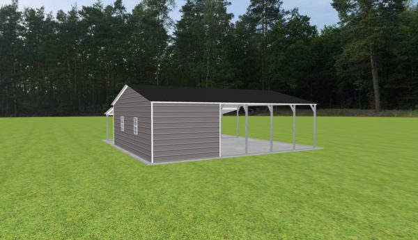 Carport with Storage 24 x 30 x 8 - Image 5