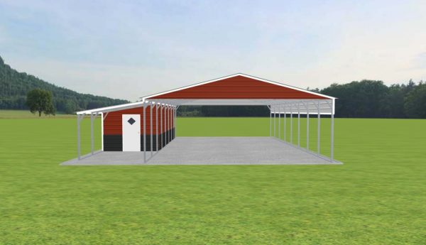 Carport with Storage 26 x 40 x 9 - Image 2