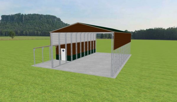 Carport with Storage 26 x 50 x 15 - Image 4