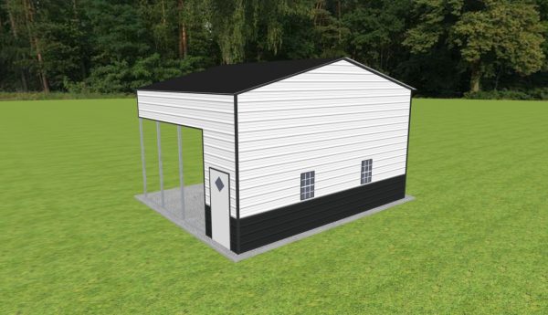 Carport with Storage 24 x 20 x 13 - Image 3