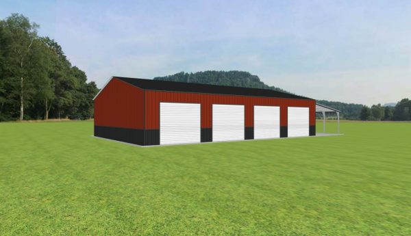 Garage with Lean To 34 x 50 x 10 - Image 3
