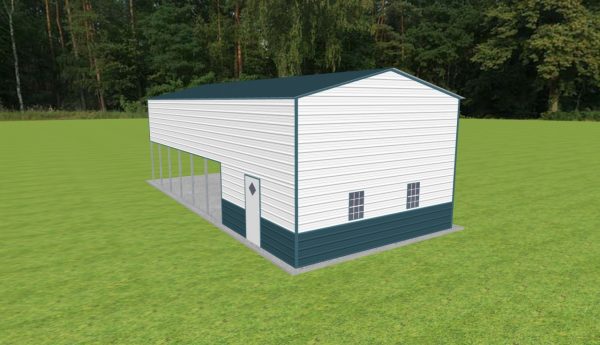 Carport with Storage 20 x 45 x 14 - Image 3