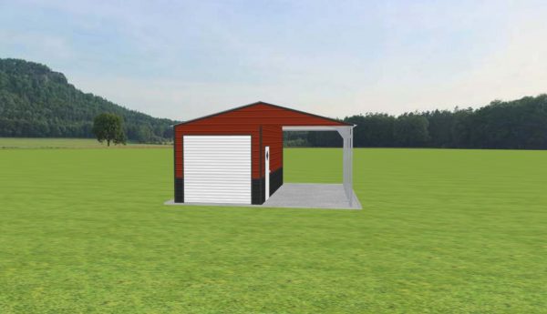 Carport with Storage 20 x 20 x 9