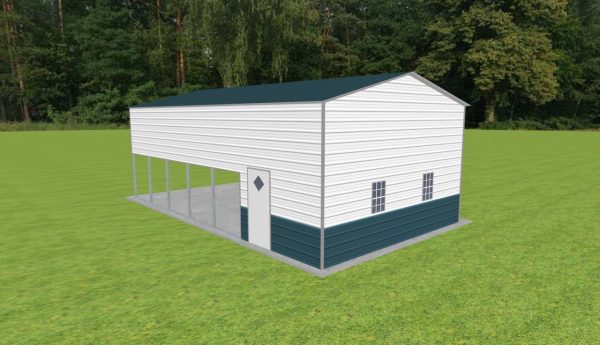 Carport with Storage 20 x 35 x 12 - Image 3