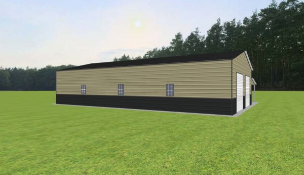 Double Bay Garage with Lean To 28 x 50 x 10 - Image 4