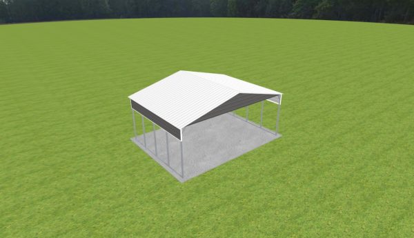 3 Car Carport 28 x 20 x 11 - Image 4