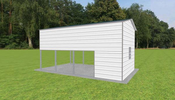 Residential Steel Carport 12 x 20 x 10 - Image 4