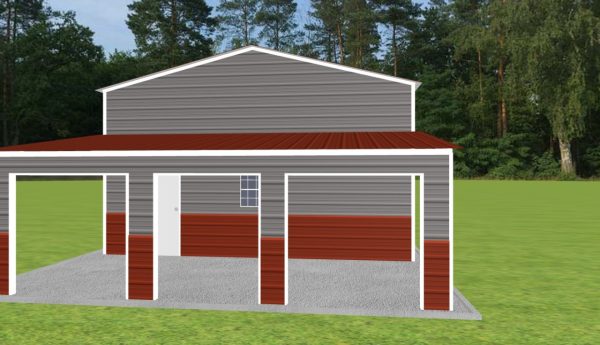 5 Car Garage with Lean To 22 x 60 x 12 - Image 3