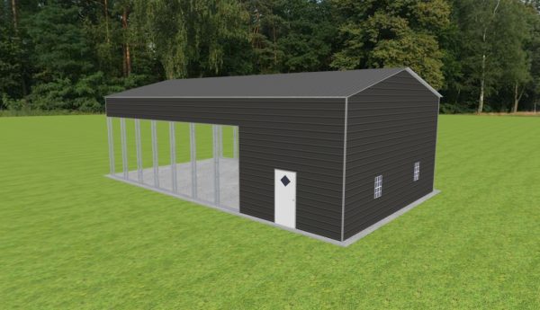 Carport with Storage 28 x 50 x 15 - Image 3