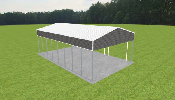 3 Car Carport 24 x 40 x 13 - Image 3