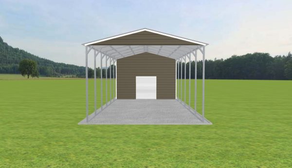 Carport with Storage 18 x 45 x 12 - Image 2