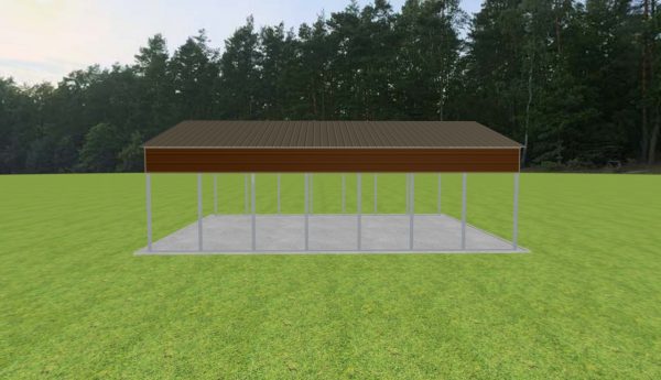 3 Car Carport 28 x 35 x 10 - Image 3