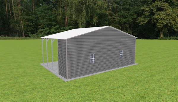 Carport with Storage 28 x 20 x 10 - Image 3