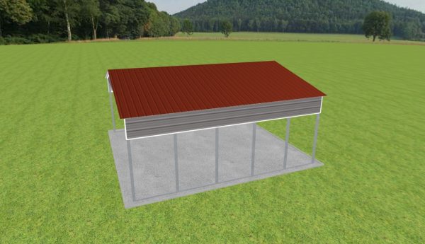 2 Car Carport 24 x 25 x 10 - Image 4