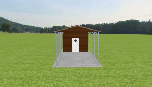 Carport with Storage 12 x 25 x 10 - Image 5