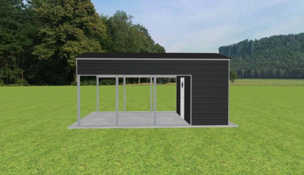 Carport with Storage 12 x 20 x 9 - Image 3