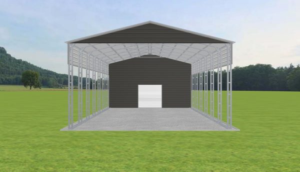 Carport with Storage 28 x 50 x 15 - Image 2